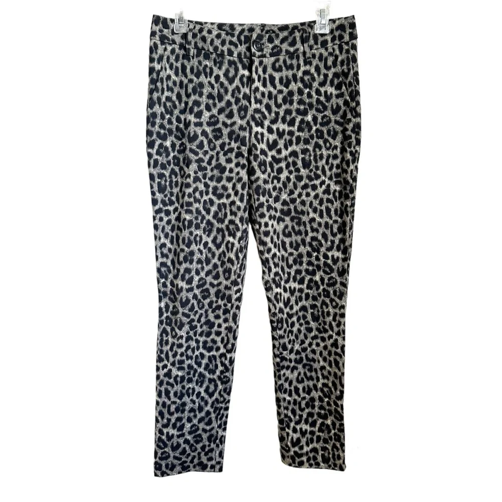Cabi Jungle Trousers Sz 4 Leopard‎ Print 3393